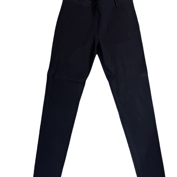 Betabrand Women's Black Straight Leg Pants medium long - Picture 2 of 3